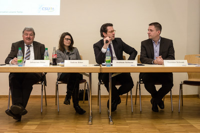 Dialogtour des CSU-Generalsekretärs Andreas Scheuer im Bürgerhaus Hafenlohr